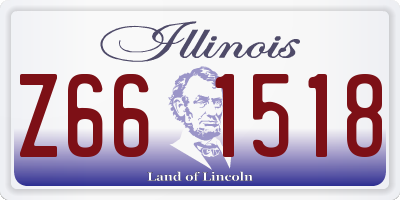 IL license plate Z661518
