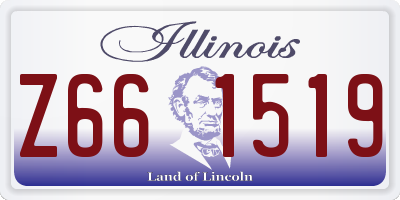 IL license plate Z661519