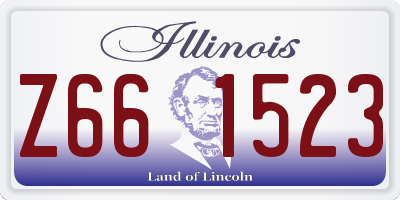 IL license plate Z661523