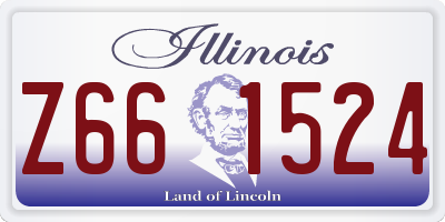 IL license plate Z661524