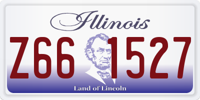 IL license plate Z661527
