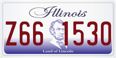 IL license plate Z661530