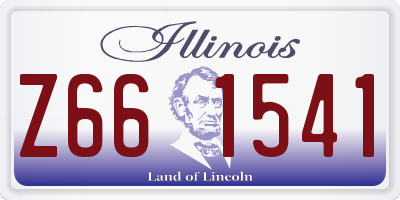 IL license plate Z661541