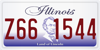 IL license plate Z661544