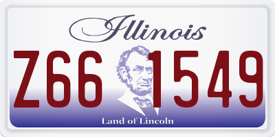 IL license plate Z661549