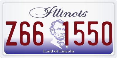 IL license plate Z661550