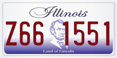 IL license plate Z661551
