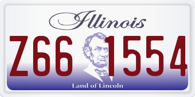 IL license plate Z661554