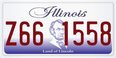 IL license plate Z661558