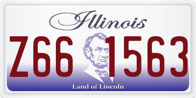 IL license plate Z661563