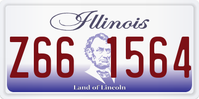 IL license plate Z661564