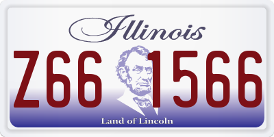 IL license plate Z661566