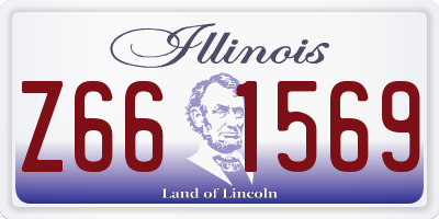 IL license plate Z661569