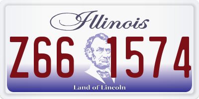 IL license plate Z661574