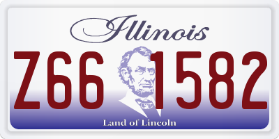 IL license plate Z661582