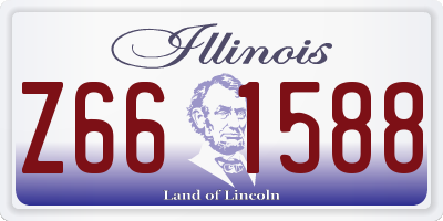 IL license plate Z661588