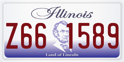 IL license plate Z661589