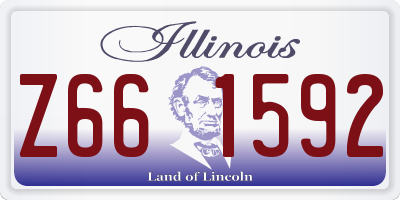 IL license plate Z661592