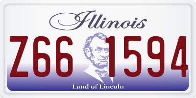 IL license plate Z661594