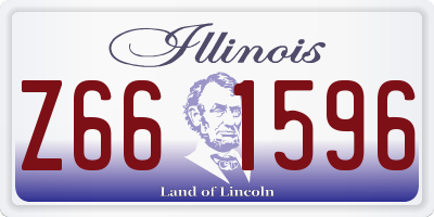 IL license plate Z661596