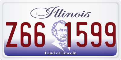 IL license plate Z661599
