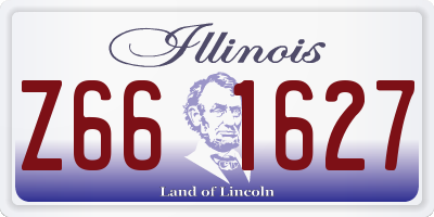 IL license plate Z661627