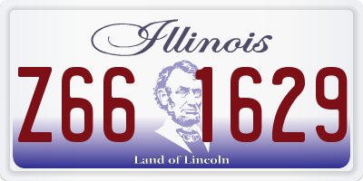 IL license plate Z661629