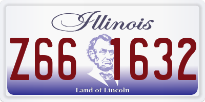 IL license plate Z661632
