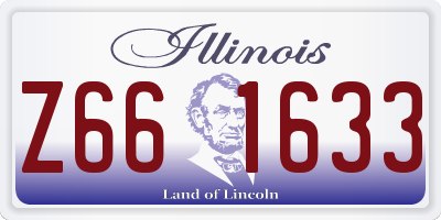 IL license plate Z661633