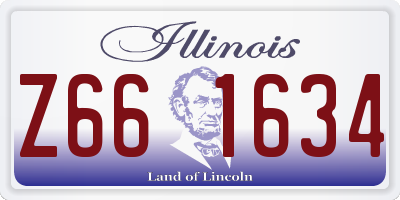 IL license plate Z661634