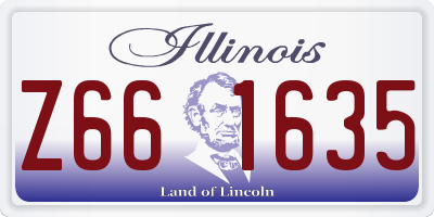 IL license plate Z661635