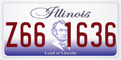 IL license plate Z661636