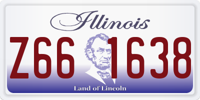 IL license plate Z661638
