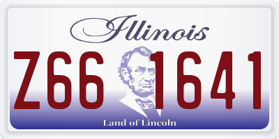 IL license plate Z661641