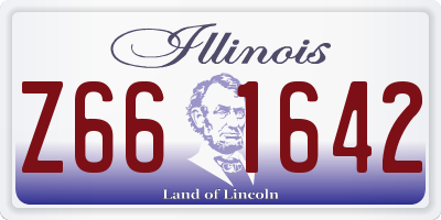 IL license plate Z661642