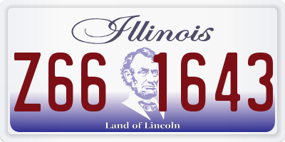 IL license plate Z661643