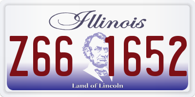 IL license plate Z661652