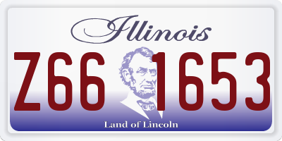 IL license plate Z661653