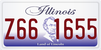 IL license plate Z661655