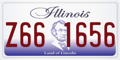 IL license plate Z661656