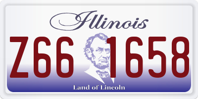 IL license plate Z661658