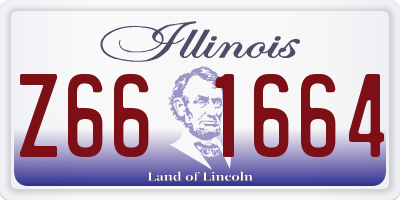IL license plate Z661664