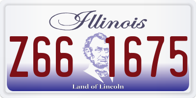 IL license plate Z661675