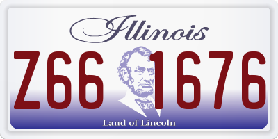 IL license plate Z661676