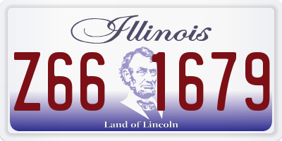 IL license plate Z661679