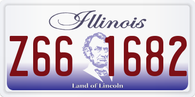 IL license plate Z661682