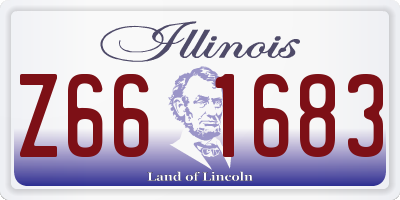 IL license plate Z661683