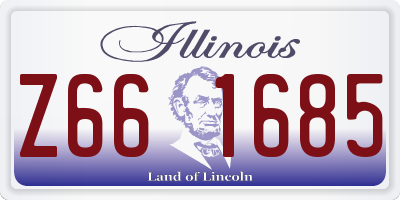 IL license plate Z661685