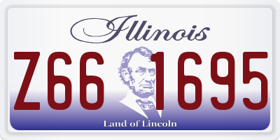 IL license plate Z661695