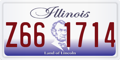 IL license plate Z661714